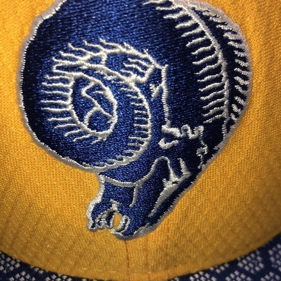 NEW ERA 9FIFTY On Field Sideline Collection Youth SnapBack L.A. RAMS Ball Cap - Picture 2 of 13